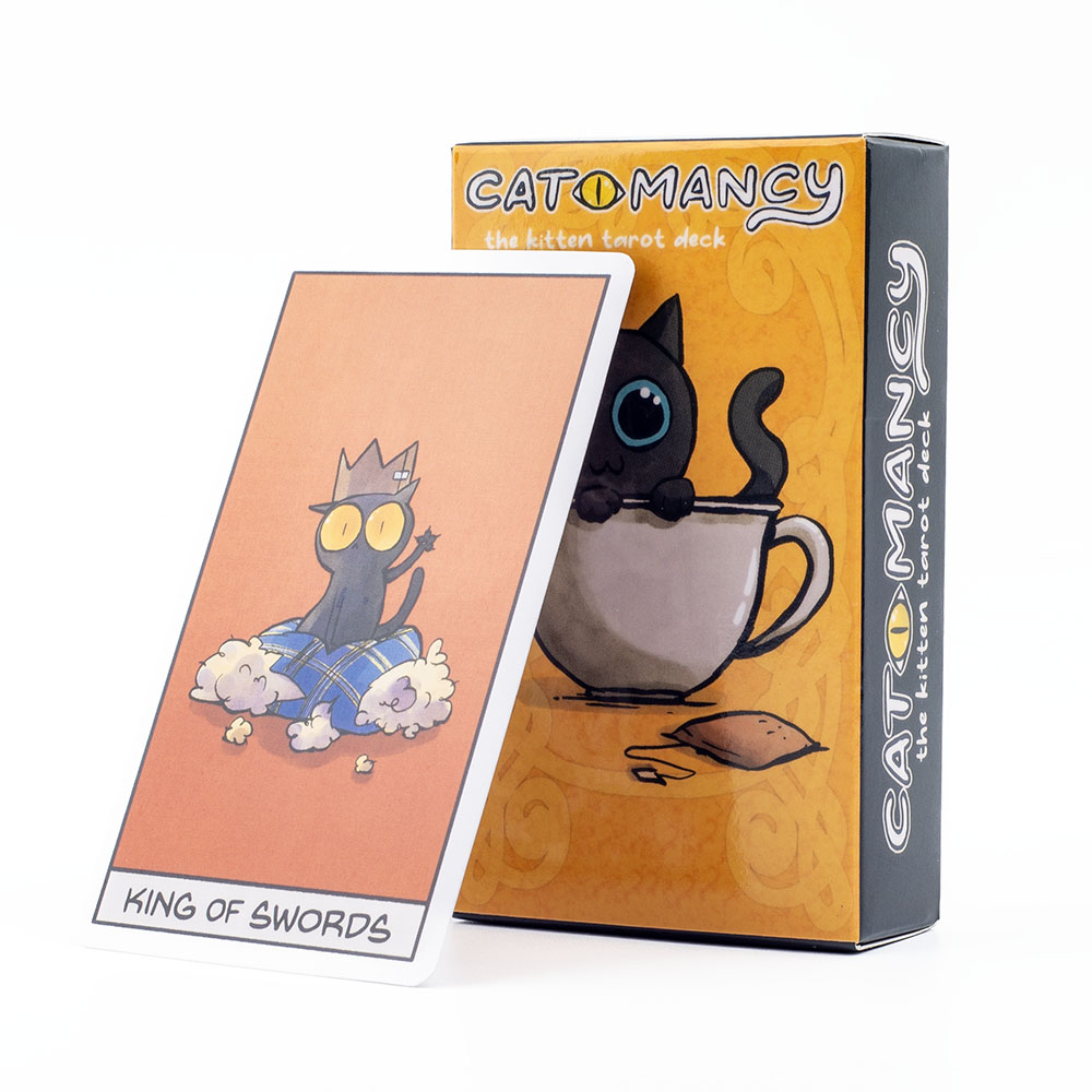 Board Game For Couple - Mazzo di tarocchi Cat Mancy Kitten