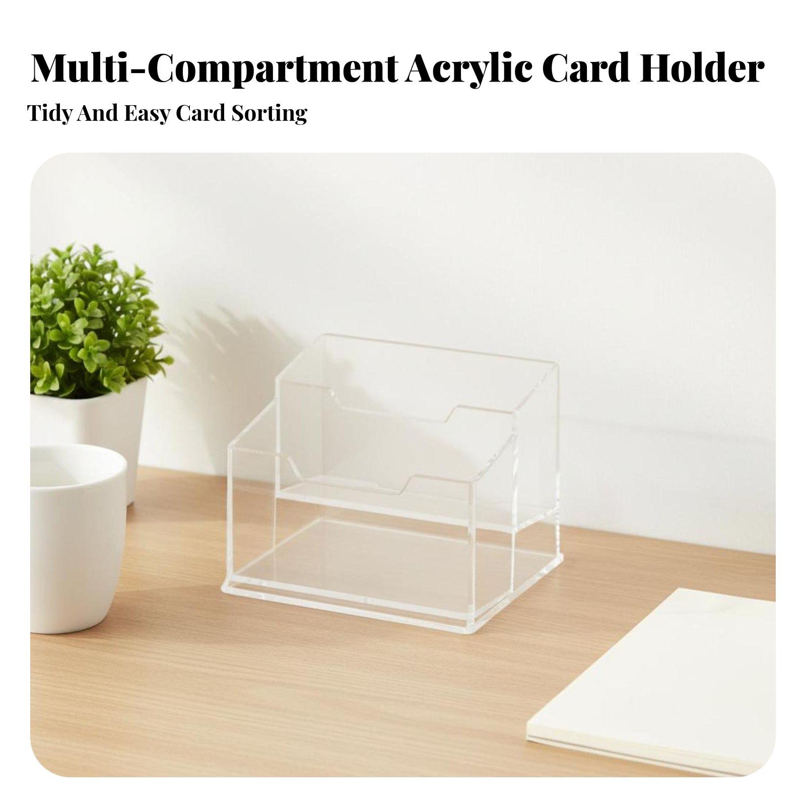 Game Storage Box - Espositore per Carte in Acrilico, Scatola