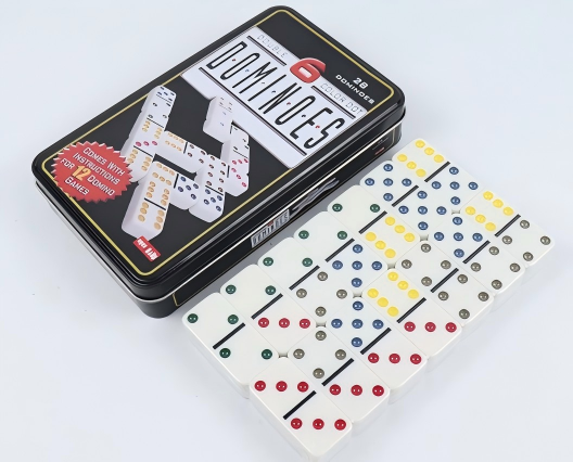 Game Storage Box - ElegantMahj Set di Domino Doppio Sei