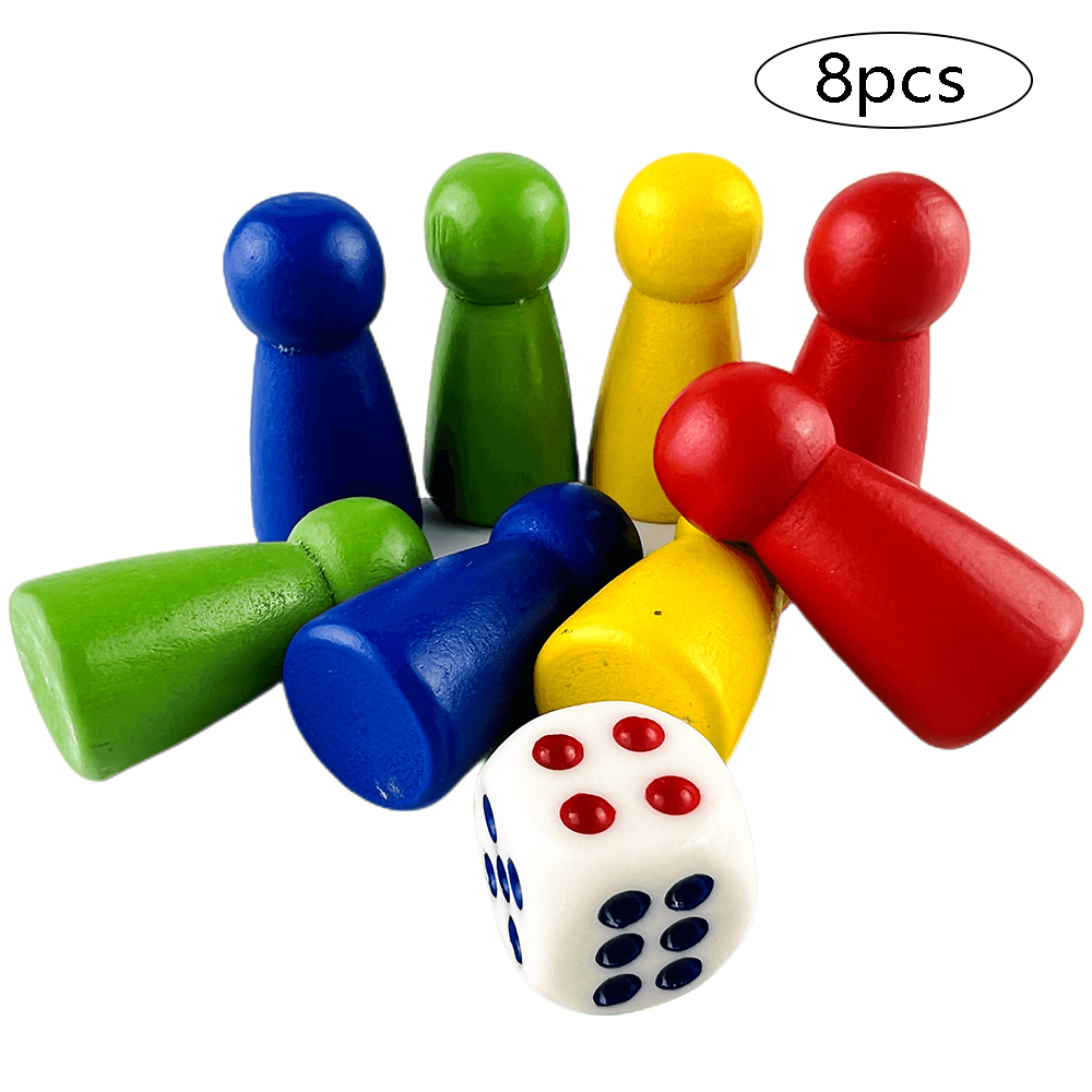 Board Game Dixit - 8 pezzi di peone/scacchi con 1