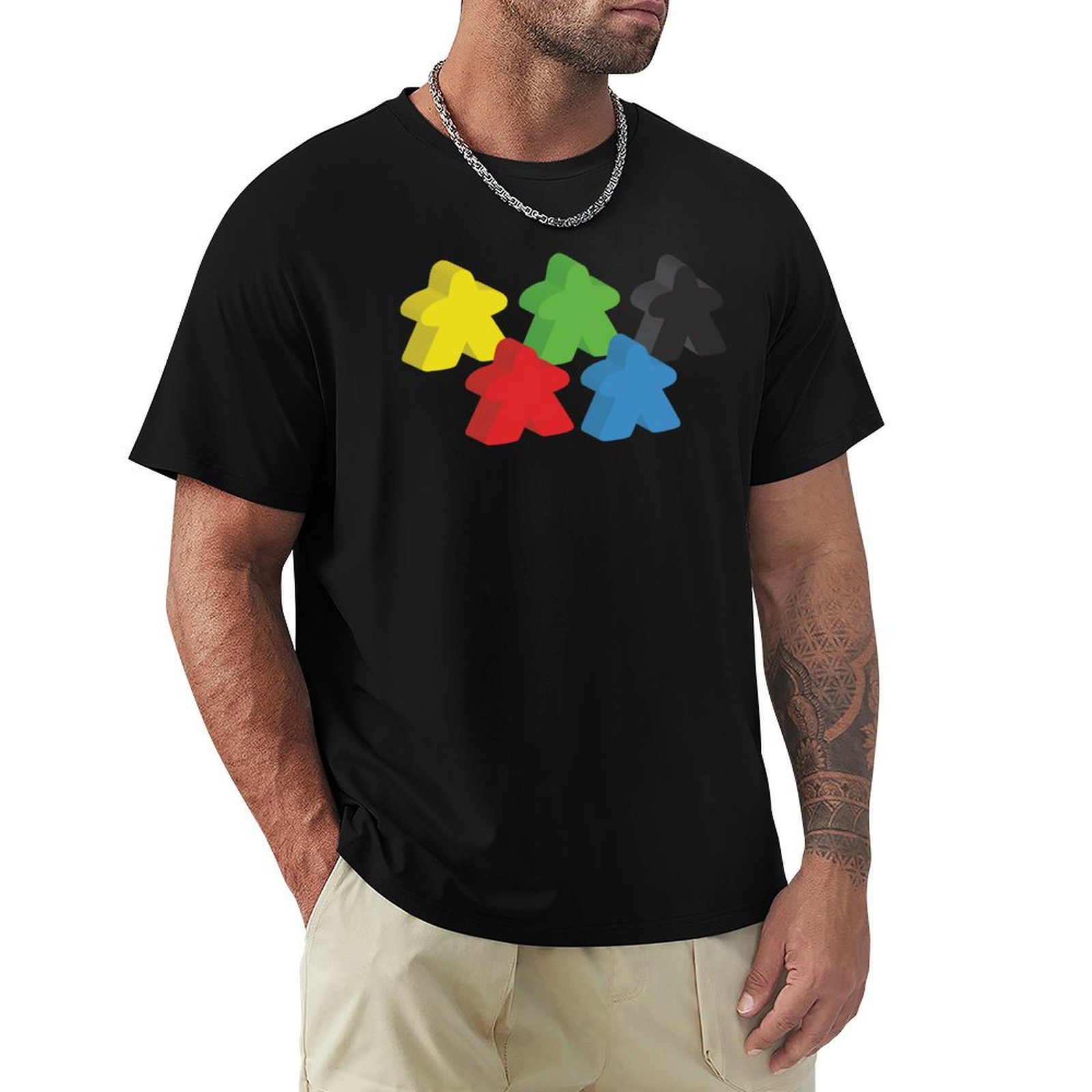 Meeple Token Set - Set di 5 meeples (fiches da