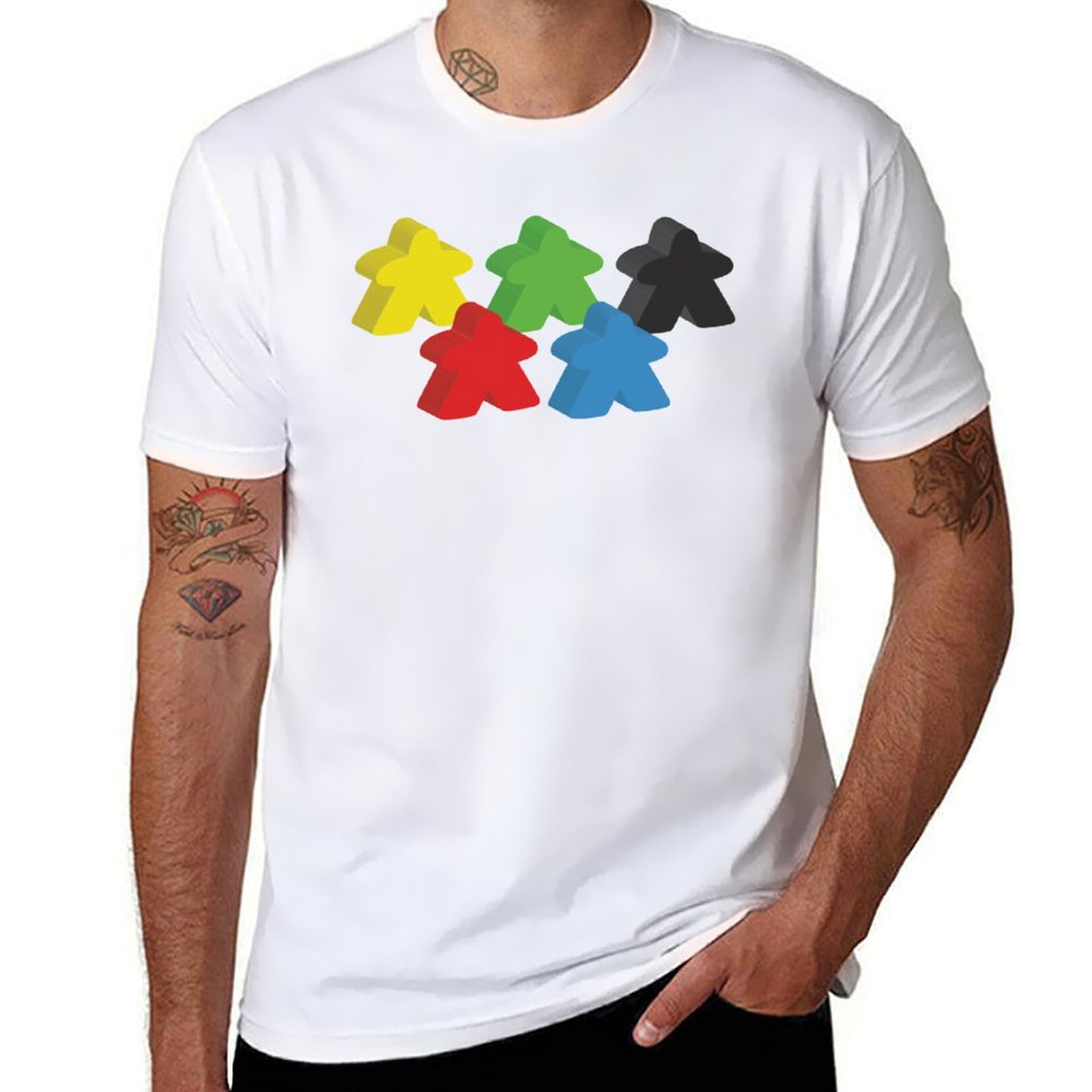 Meeple Token Set - Set di 5 Meeples ( gettoni