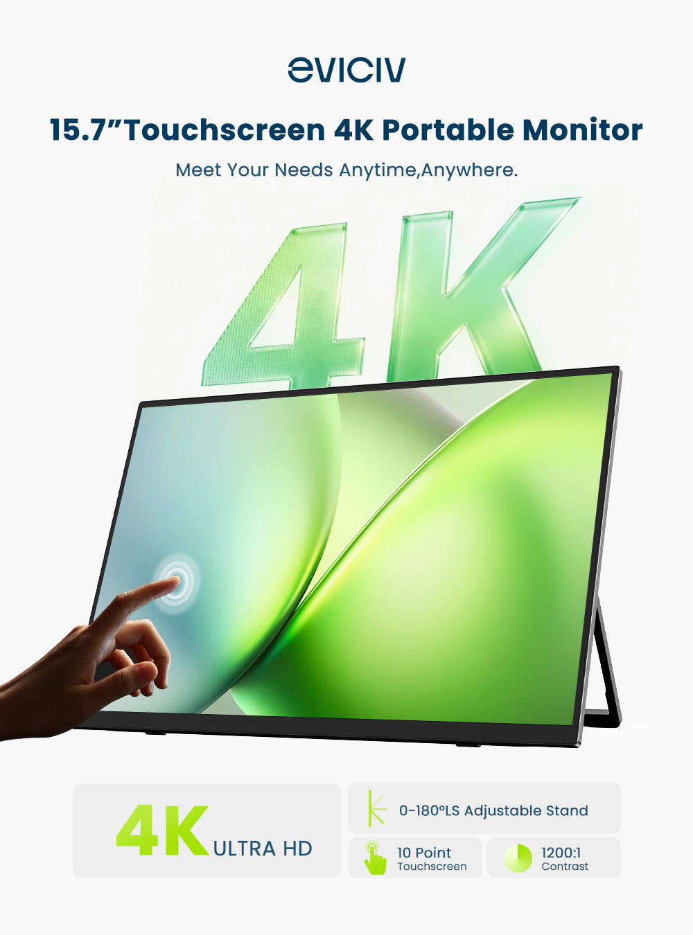 Monitor Portatile EVICIV 4K co - Board Game Journal recensione e prezzo